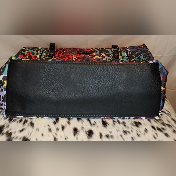 Sakroots Artist Circle Metro Tote Multi-Colored Leopard Style Print NWT - Picture 14 of 16